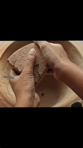 Crumbling Soft Mud in a Pot