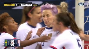 126K views · 1.2K reactions | Megan Rapinoe to the rescue  Catch all the highlights from U.S. Soccer's come-from-behind draw against 5th-ranked Sweden in our 90' in 90" | FOX Soccer | Facebook