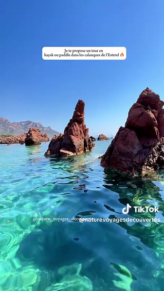 Sortie kayak in the Calanques de l'Esterel