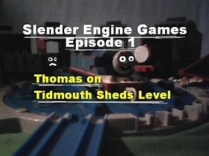 Thomas on Tidmouth Sheds Level | Tomy Slender Engine Games: Ep. 1