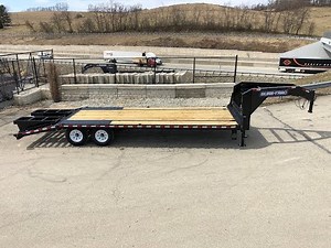 Sure Trac 102x20+5 HD Gooseneck Beavertail Deckover Trailer 15000# GVW ST102205LPDO2A-GN-150