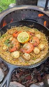 675K views · 13K reactions | Shrimp Scampi | Over The Fire Cooking by Derek Wolf | Facebook