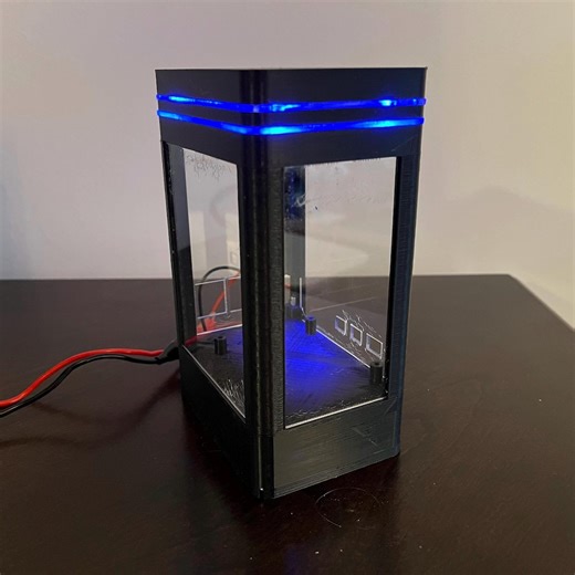 Raspberry Pi Case Clear With Light up LED Lid | Enclosure for Rapsberry Pi 5 - Etsy
