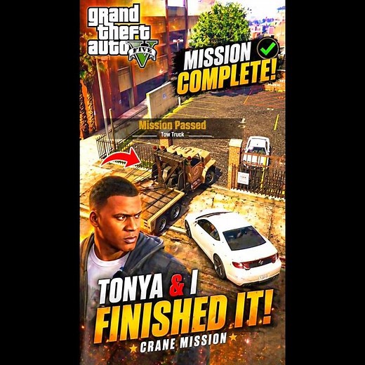 MISSION COMPLETE! ✅ Crane Job DONE (GTA V)