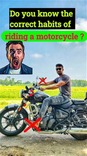 ✅ Do You Know the Correct Habits of Riding a Motorcycle? 🏍️ | Safe Riding Tips 2025