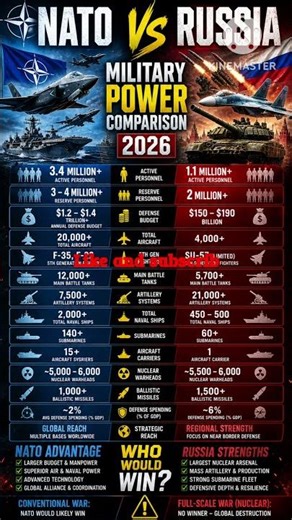 NATO vs Russia Military Power Comparison 2026 🔥 Who Would Win? (Full Breakdown)