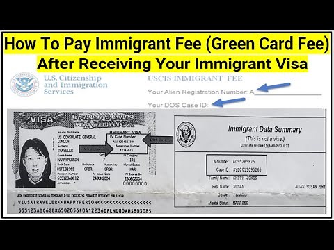 How To Pay Immigrant Fee (Green Card Fee) After Receiving Your Immigrant Visa||Updated