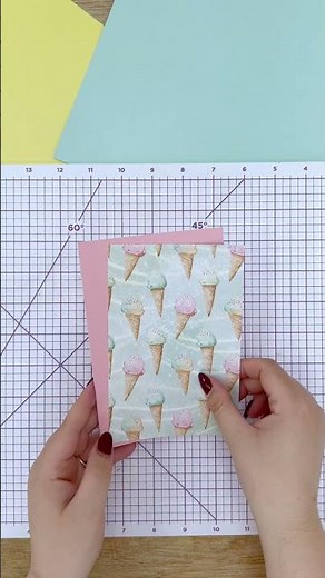 Super Simple Ice Cream Card Tutorial 🍦💖 | Easy Card Making with the Life Is Sweet Paper Pad