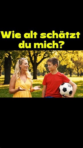 Wie alt schätzt du mich? #Alter #alt #Frauen #frau #Kind #Junge #fussball #Park #lustig #realtalk #ai #meme #memes #deutsch #ki #deutschememes #viral #pov #interview #aiart #digitalart #aiartcommunity #generativeart #innovation #germany #marketing #deutsche #deutschland #germany #german | AI for Win