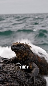 Watch Marine Iguanas Battle Freezing Waves for Food On the Galapagos Islands, marine iguanas are unique wildlife, perfectly adapted to their harsh volcanic islands. These fascinating sea lizards exhibit remarkable reptile behavior, warming themselves on black lava before diving into the cold surf to graze. Discover more marine iguana facts and witness their incredible adaptations for survival. #ocean #survival #iguana #marineiguana #marineiguanas #galapagos | Wild Wonders