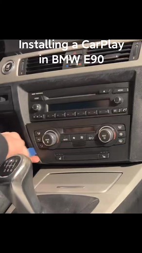 1.2M views · 4.1K reactions | Installing a #CarPlay head unit in BMW #E90. A Perfect Upgrade! 殺 #eonon #carradio #bmwe90 #e90m3 #bmw #e91 #e92 #E93 #carstereo #car | Eonon Official | Facebook