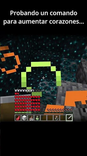 Aumenté mis corazones a 255… y el Warden IGUAL me mató 💀😂 (+comando) #minecraft