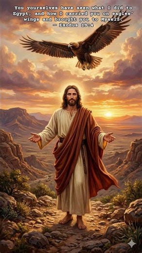 Carried on Eagles’ Wings | Exodus 19:4 Bible Verse