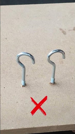 Sheep-eye hook screws, fixation techniques