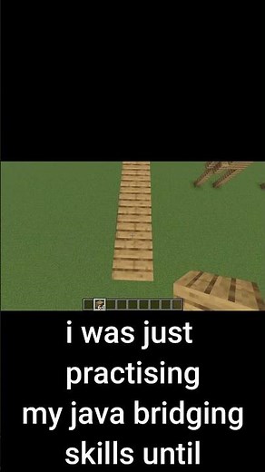 I CAN GOD BRIDGE #minecraft #gaming