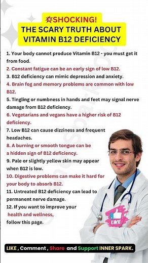 These 12 Signs Could Mean You’re Low on B12 🚨