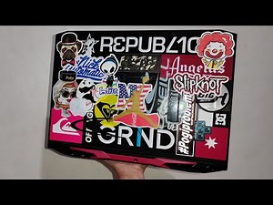 How to STICKERBOMB your laptop and everything else