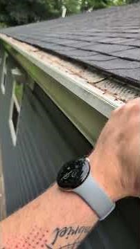 Amerimax Gutter Guard Review. One year later. #review #gutterinstallation #gutters #gutterguards
