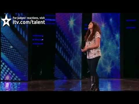 Chelsea Redfern Purple Rain -- Britains Got Talent 2012 audition -- UK version.