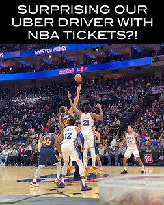 Went to an NBA Game in Philly but needed a ride, bought our Uber Driver a front row ticket! Philadelphia 76ers vs Utah Jazz game was great! Should we do this again? | What's Inside?