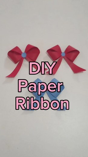 8K views · 64 reactions | How to make a Paper Ribbon | Paper Ribbon Tutorial  #doityourself #tutorialreels #tutorial #papercreations #papercraft #reels #reelsviral #fbreels #reelsvideo #reelit #reelsfb | Tonyang | Facebook