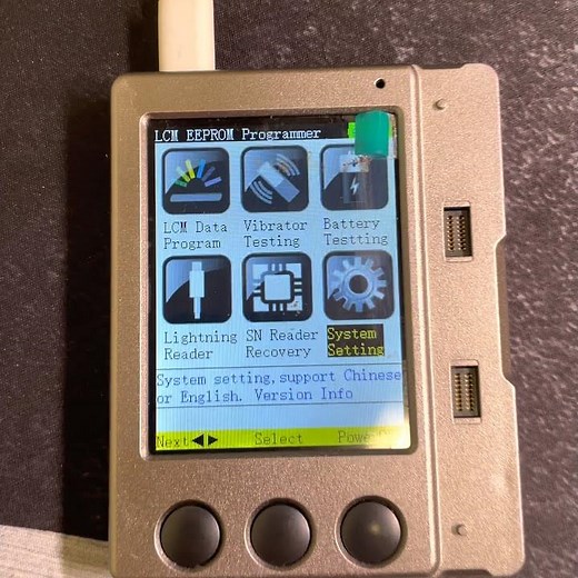 W13 Pro Eeprom Programmer (startup - Chinese to English)