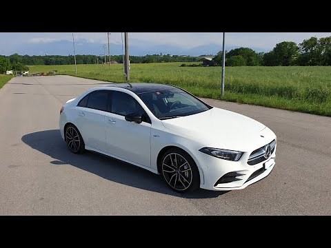 Mercedes A35 AMG Sedan Top speed 259 km/h on Autobahn