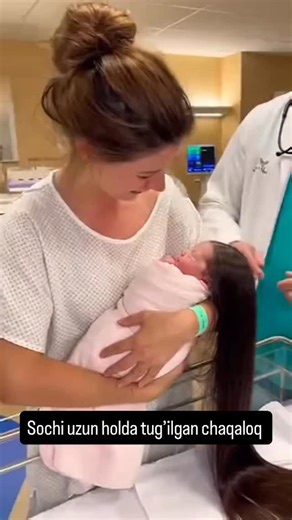 Zulfiya Sopiyeva on Instagram: "Sochi uzun holda tug’ilgan chaqaloq"