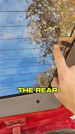 Why Your Rear Window Has Those Lines 😳🚗 #shorts