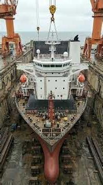 Massive Container Ship Construction Process Step By Step From Scratch 🚢🔥