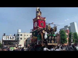 熊谷うちわ祭り 2024 21日巡行祭
