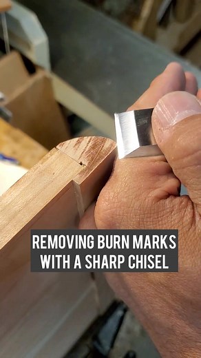 Sharp chisel work by my buddy Copper Pig. #handtools #Sharp #woodworker #finewoodworking #shopsounds #asmrsounds #oddlysatisfying | KeithJohnson_CustomWoodworking