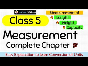 Measurement Units Video Lecture | Mathematics for Class 5