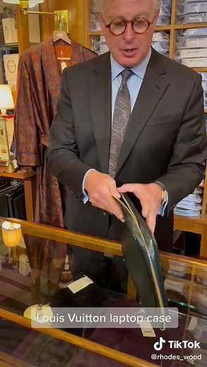 Louis Vuitton laptop case. #luxury #rhodeswood #fyp #louisvuitton #laptopcase