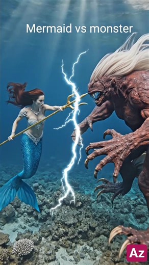 Mermaid vs Monster 🧜‍♀️🔥 | Epic Ocean Battle