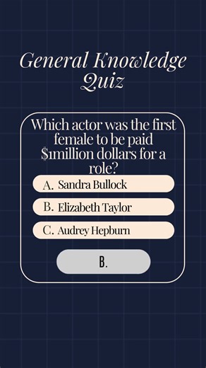 General Knowledge Trivia Multiple Choice Edition 🌟