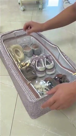 Foldable Stackable Shoe Storage Organizer ( # 2710 ) 1️⃣ Product Link in Bio