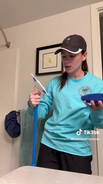 Testing @clorox tub and tile scrubber