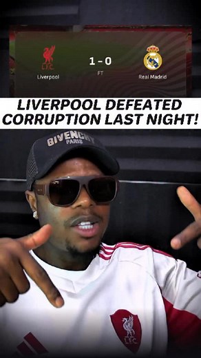 Liverpool defeated corruption! #liverpool #realmadrid #ucl #barcelona #fyp | Joshua Ubeku