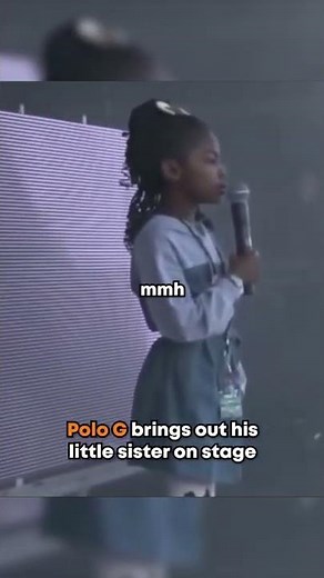 Polo G Brings Out His Little Sister On Stage‼️