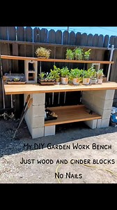 DIY Garden Work Bench: Simple and Sturdy