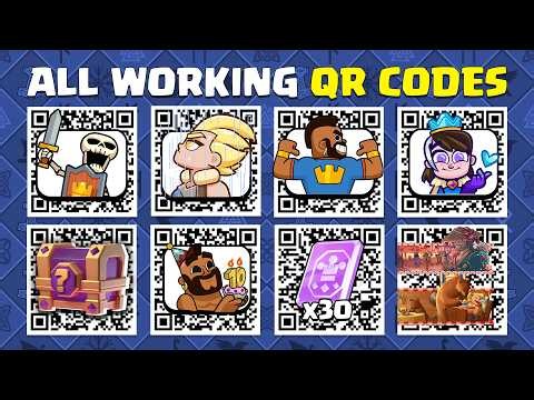 ALL WORKING QR CODES + GIVEAWAYS in AUGUST 2026 Clash Royale
