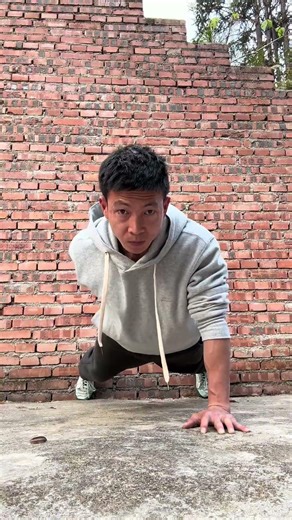 My face almost turned red#Core strength#Every movement is earned through sweat