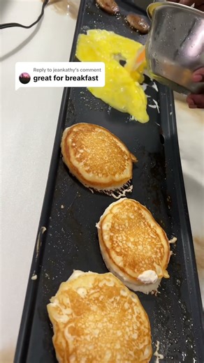 almost a year later and we are still using our electric flat griddle regularly 🤗 #griddlecooking