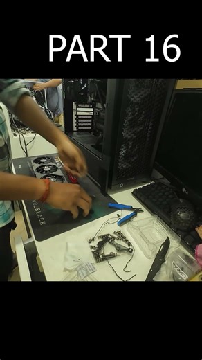 Gaming PC Assembly Part 16 - Cable Routing That Actually Works #pcbuild #gaming #setup