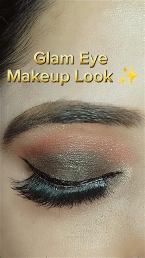 Glam Eye Makeup Look✨✨| #shorts #ytshorts #youtubeshorts #viralvideos #viralshorts #trending #mua