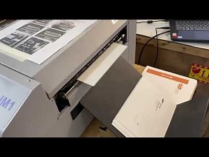 TELEJET AJM1 color postcard greeting card printing machine