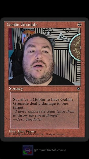 Flavortext Theater Goblin Grenade #mtg #mtgcommunity #mtgaddicts #shorts #magicthegathering
