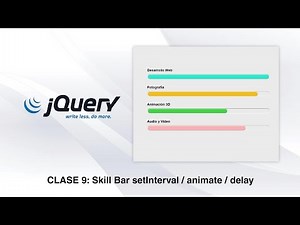 Progress Bar jQuery CSS3 HTML5 | Clase #9