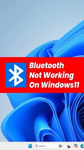 Bluetooth not showing up on Windows 11 || Bluetooth not working on Windows 11 #shortsvideo